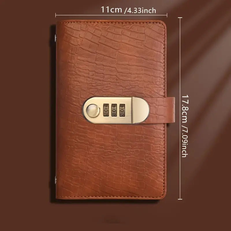 π Secure Your Cash in Style! Lockable A6 Savings Notebook with 3-Digit Combination Lock πΈ