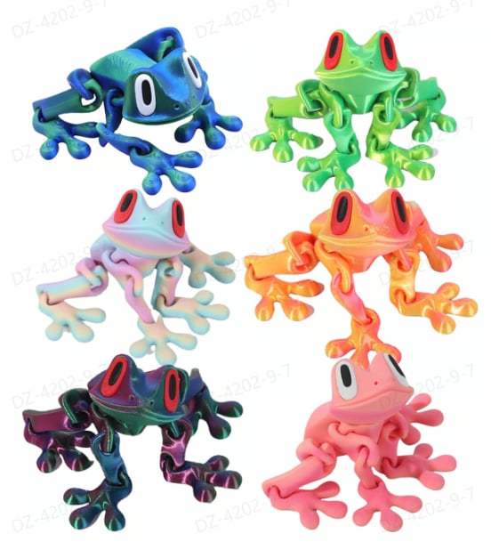 🔥Limited Time 49% Off✨3D Printed Magnet Frog Toy