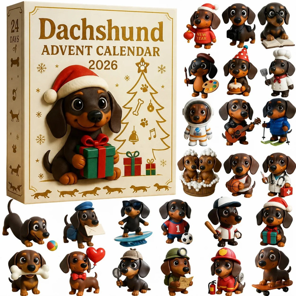 ๐ถ 2026 Dachshund Advent Calendar ๐๐พ