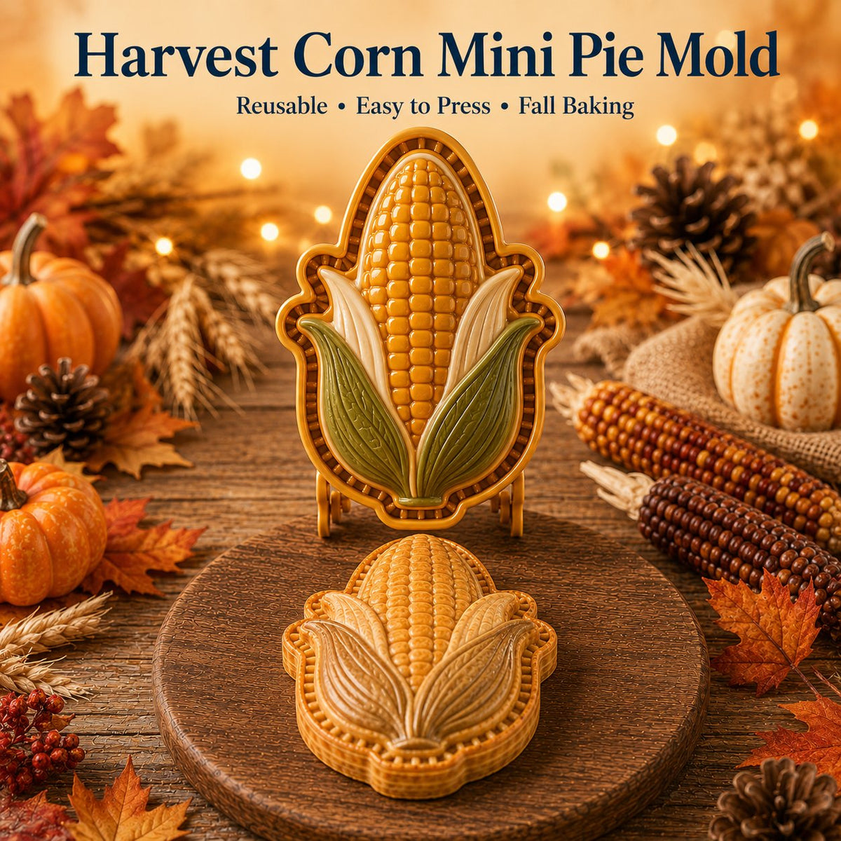 š 8-Design Fall Mini Pie Mold Collection | Reusable Embossed Molds for Shaping Detailed Owl, Fox, Turkey, Pumpkin, Acorn & More š„§āØ