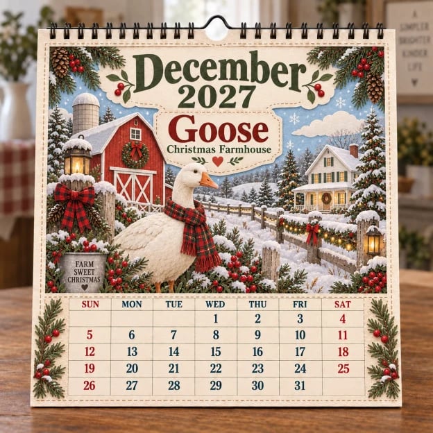 ๐ 2027 Farm Animals & Country Life Wall Calendar