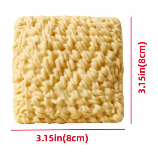 Noodle Squishy Collectible Toy Crunchy Sound Soft Touch Stress Relief