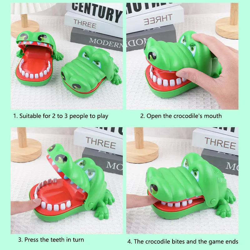 Funny Finger Dentist Game, Tricky Crocodile Teeth Prank Gag Gift Toy