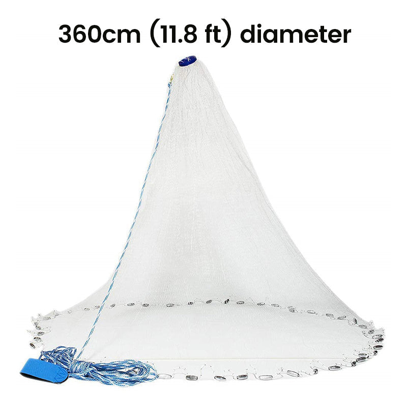 π’π’49% OFF !! β° Easy-Throw Cast Net β Heavy-Duty Mesh, Rapid Sinking, Versatile π