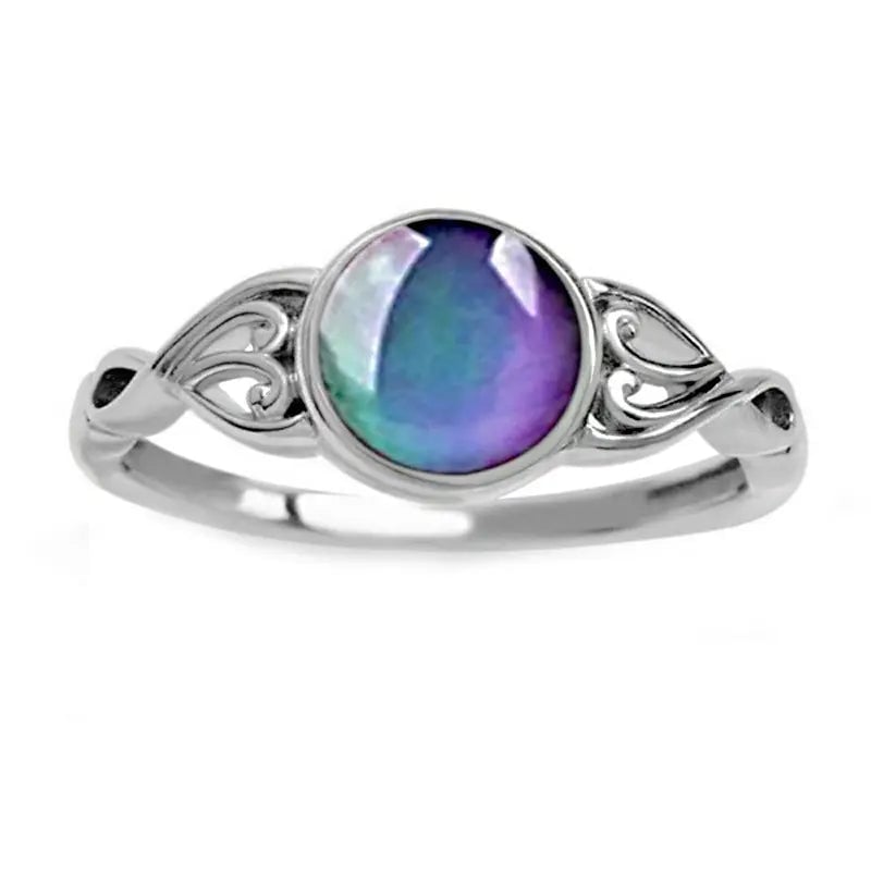 Stylish and Creative Sweet-Style Color-Changing Mood Stone Ring