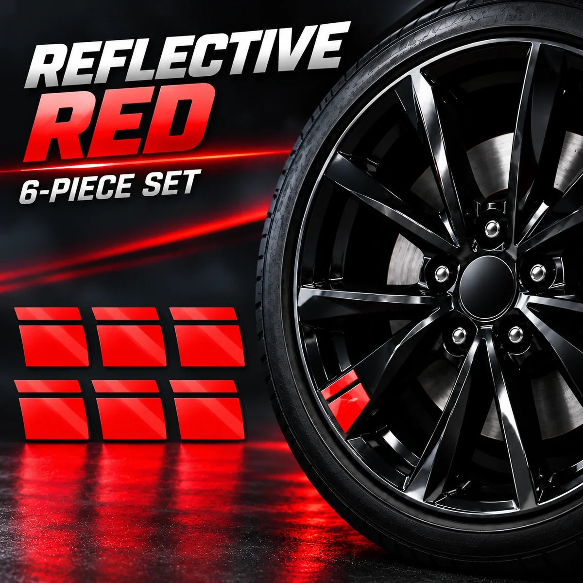 Reflective Wheel Rim Stickers / Reflective Rim Decals