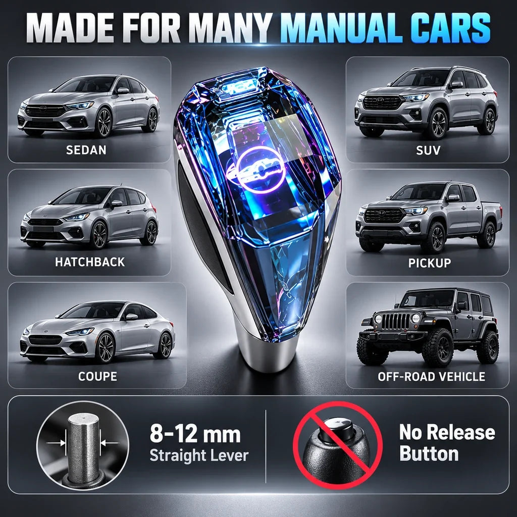 Crystal Touch LED Manual Gear Shift Knob