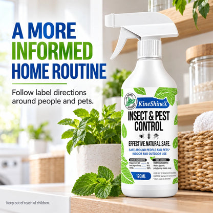 KineShineX Peppermint Pest Repellent Spray – 120 mL