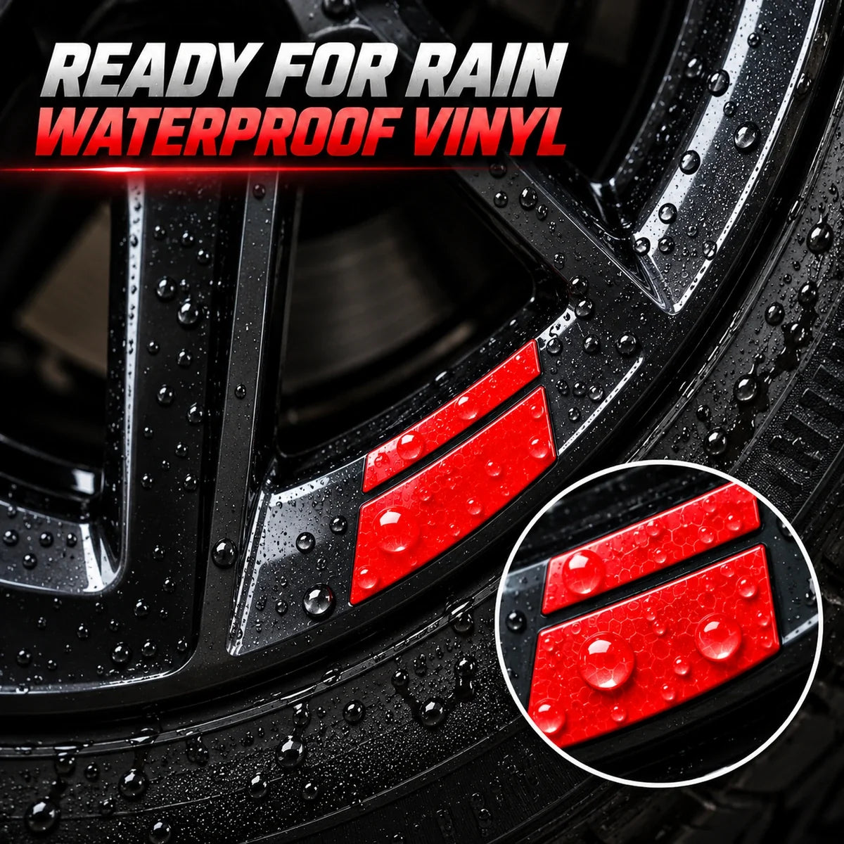 Reflective Wheel Rim Stickers / Reflective Rim Decals