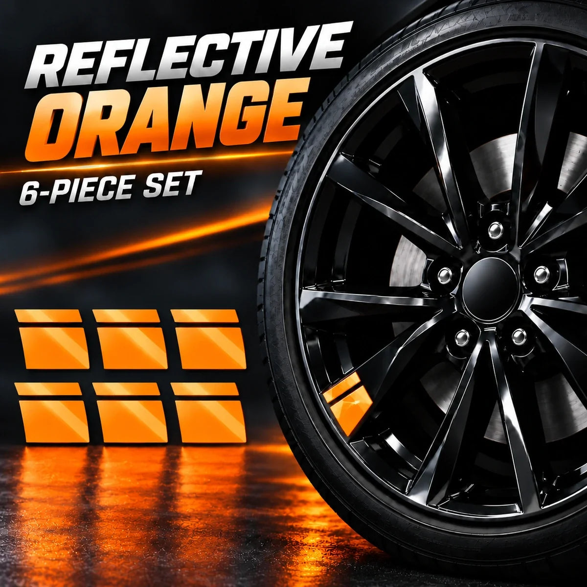 Reflective Wheel Rim Stickers / Reflective Rim Decals