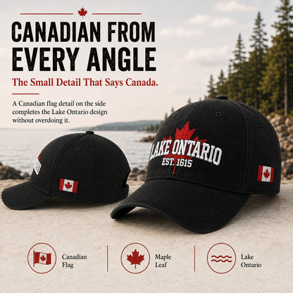 🔥LAST DAY 50% OFF - 🍁Lake Ontario Forever – Heritage Cap (🧢100% Cotton)