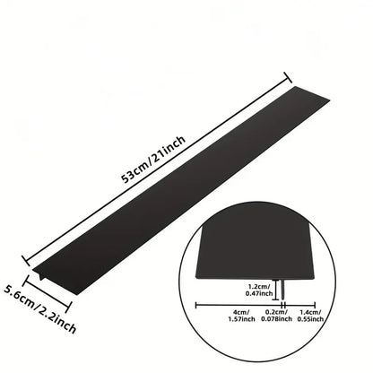 2Pcs Universal Self-Adhesive Silicone Stovetop Gap Covers