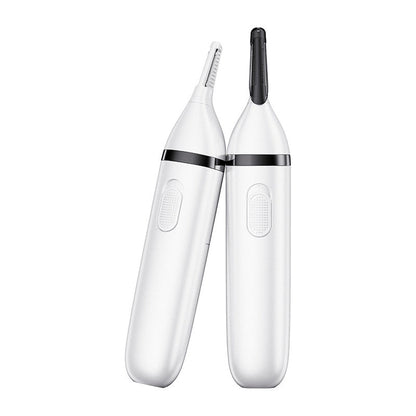 Electric Nose & Ear Hair Trimmer – Dual-Edge Precision Blades, Gentle & Portable Grooming Tool