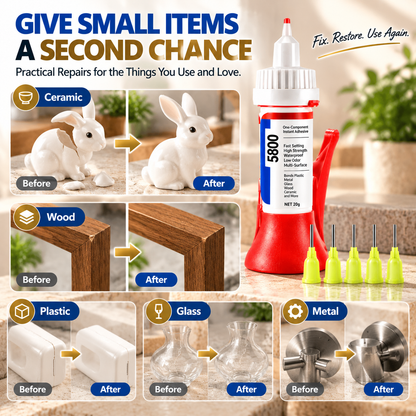 5800 Precision Repair Glue – Fast-Setting Multi-Surface Adhesive for DIY Repairs