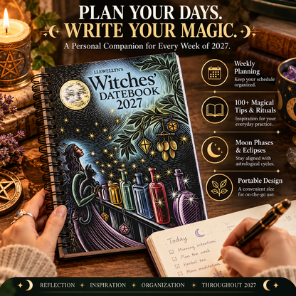 2027 Witches' Calendar & Datebook – Moon Phases, Spells, Rituals & Magical Planner