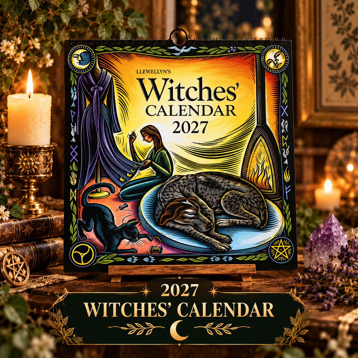 2027 Witches' Calendar & Datebook – Moon Phases, Spells, Rituals & Magical Planner