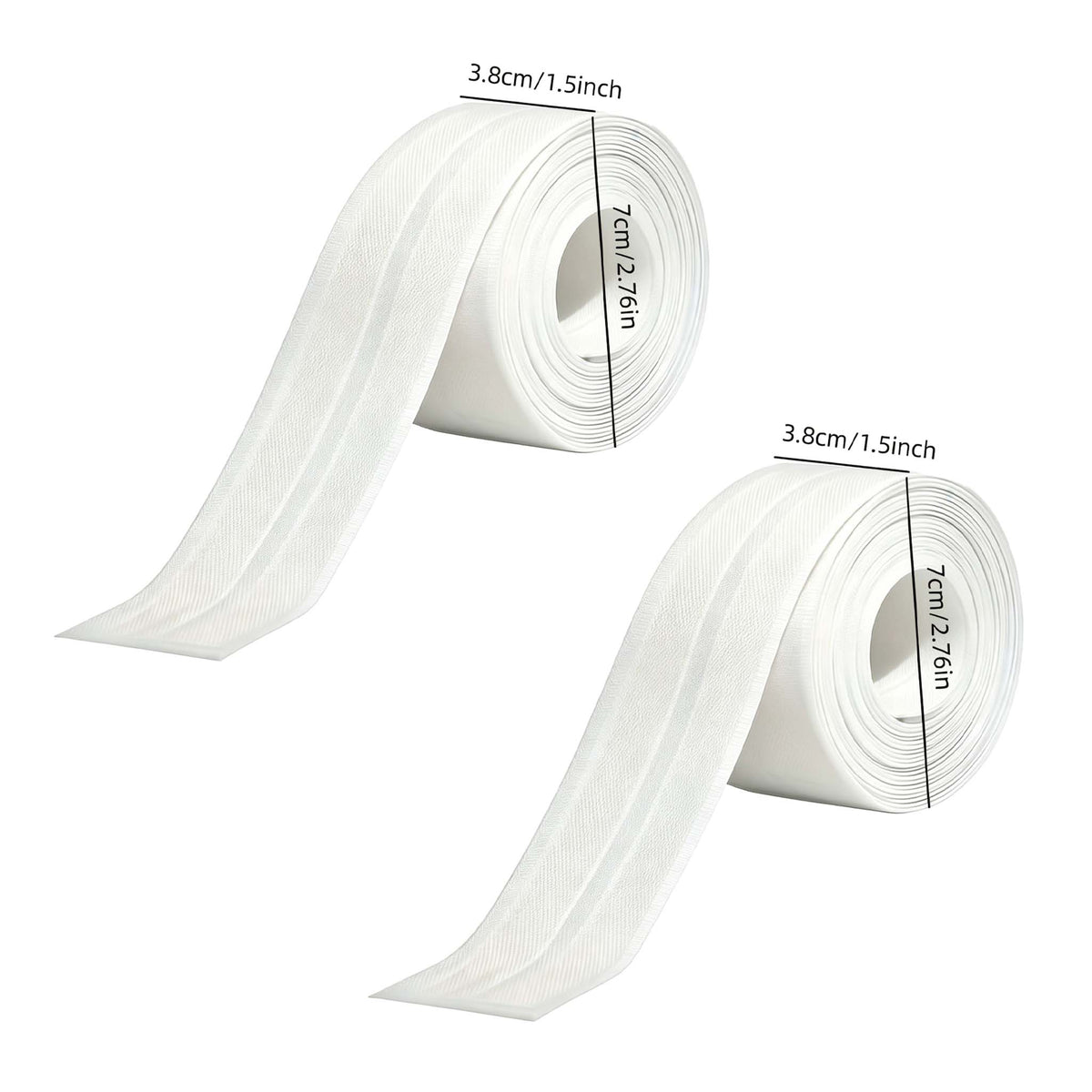 🚰 Self-Adhesive White Caulk Tape – PE Waterproof Sealant Strip, 5M Length, Strong Adhesion, Easy-to-Apply for Bathroom & Kitchen Edge Protection