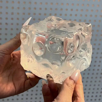 Giant Jelly Cheese Cube Squishy Toy