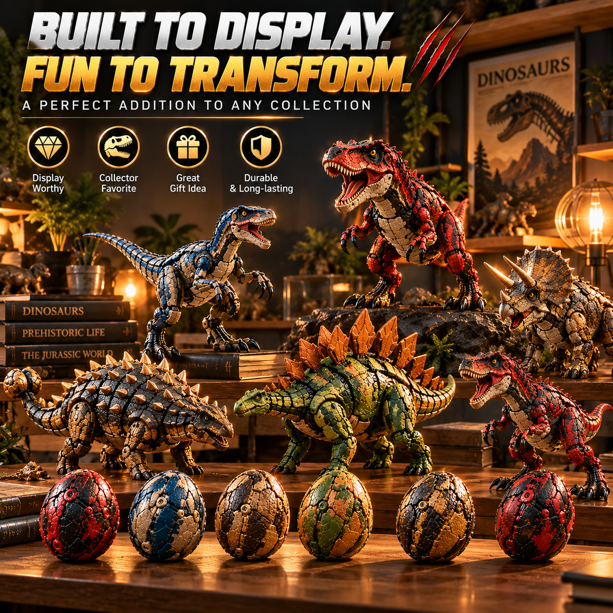 🦖 Egg to Dinosaur™ – Transforming Dino Egg toy🥚