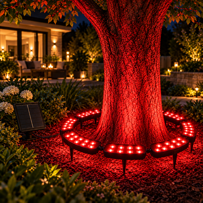 💜💙💚 One Tree. Endless Colors. – Solar RGB Landscape Ring Light