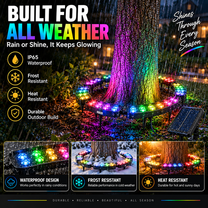🌳✨One Tree. Endless Colors. – Solar RGB Landscape Ring Light