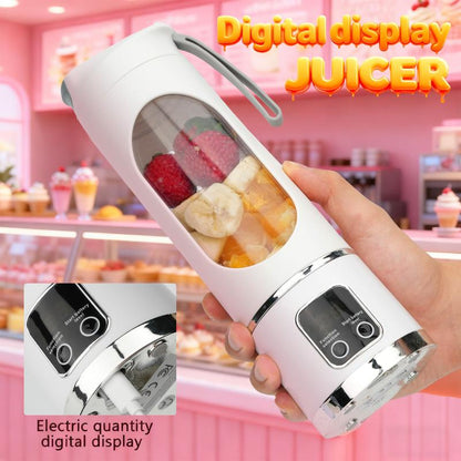 Portable USB Rechargeable Blender – Mini Smoothie Maker for Travel & Gym