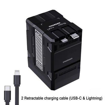 🏆HOT SALE ✨ Tangle-Free & Travel Ready! Retractable 20W Charger - Powers iPhone, iPad & Watch Simultaneously.