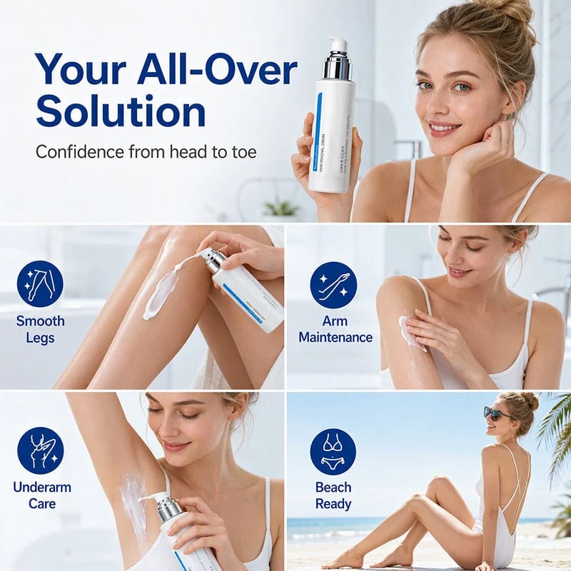 🎉49% Off! ✨Ice-Cooling Hair Removal Cream for Sensitive Skin