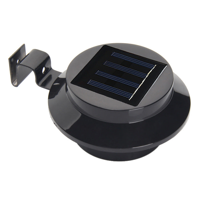Solar Outdoor LED Gutter Lights, Adjustable Water-Resistant Smart Light Control Sensor Lamp