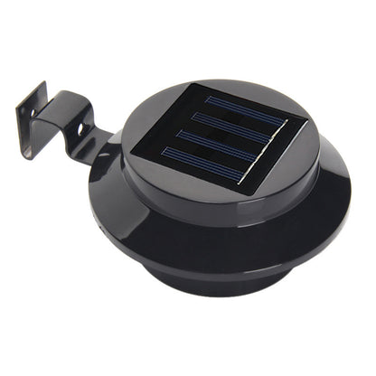 Solar Outdoor LED Gutter Lights, Adjustable Water-Resistant Smart Light Control Sensor Lamp