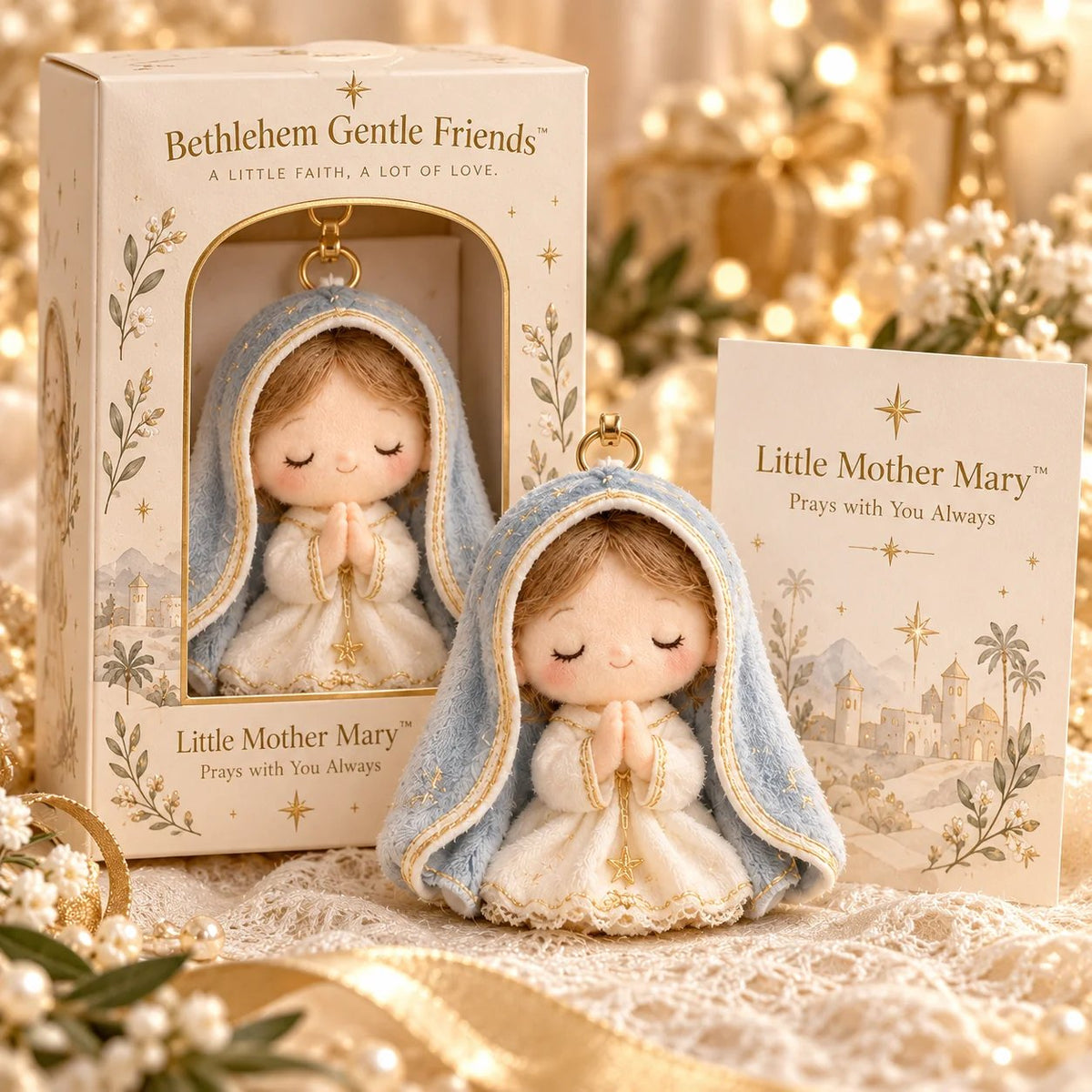 ✝️ Bethlehem Gentle Friends | 6 Faith-Inspired Plush Keepsakes with Meaningful Message Cards 💕