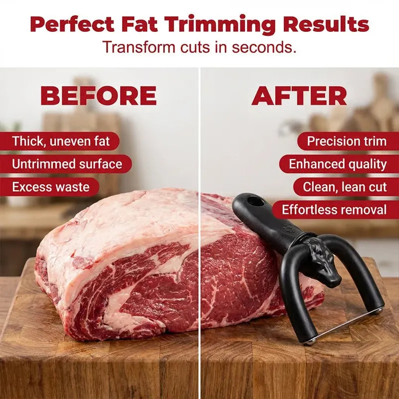 🥩Beef & Pork Slicer-Handheld Meat Fat Trimming Knife
