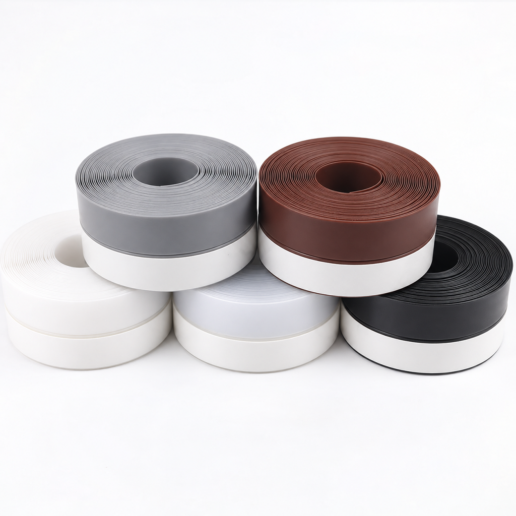 16.4Ft Door Weather Stripping | Adhesive Draft Stopper Seal Strip for Doors, Windows & Shower Doors