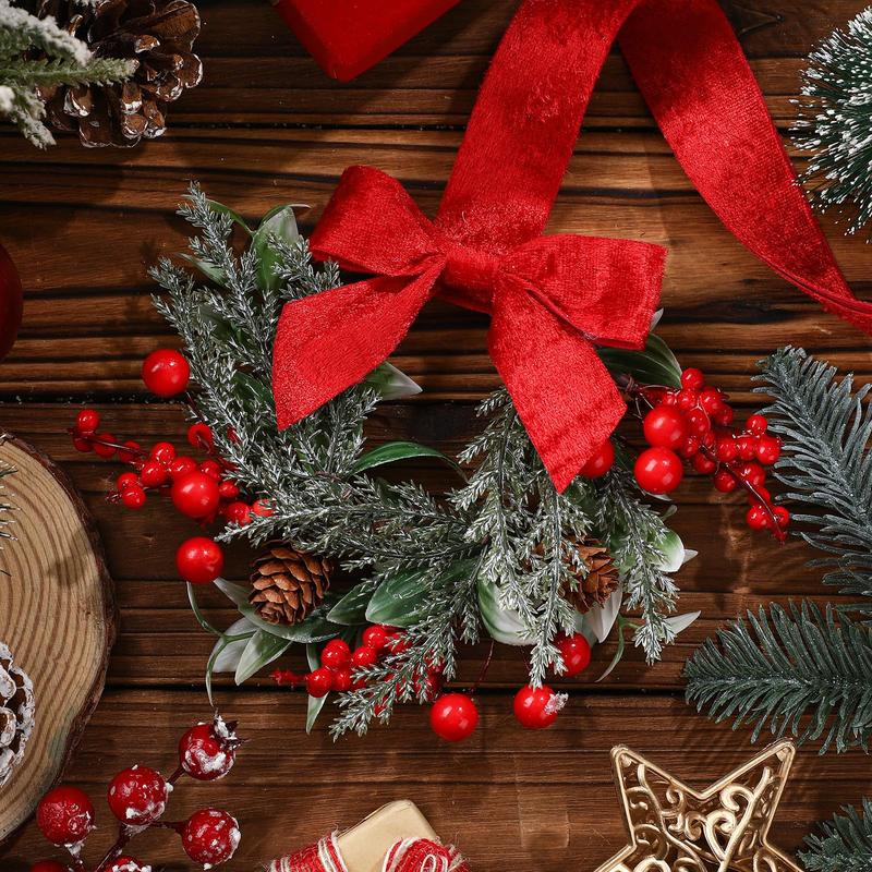 Christmas Bowknot Ribbon Garland – Festive Home & Holiday Decor
