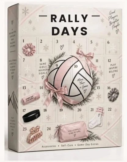 🏐 Volleyball Advent Calendar – 24-Day Christmas Countdown Gift for Girls, Players & Teammates