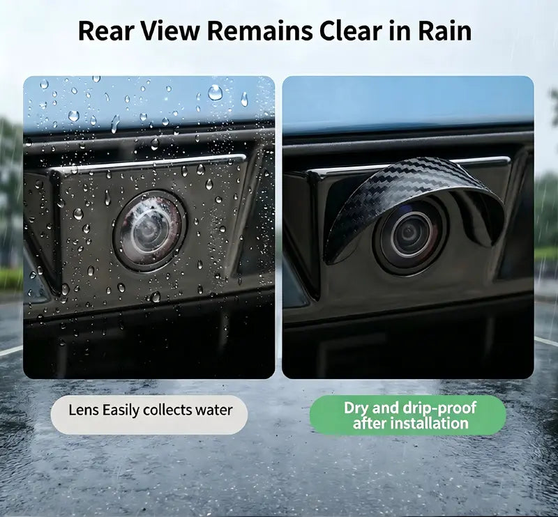 🏎️🌧️Four-piece car camera rain cover set