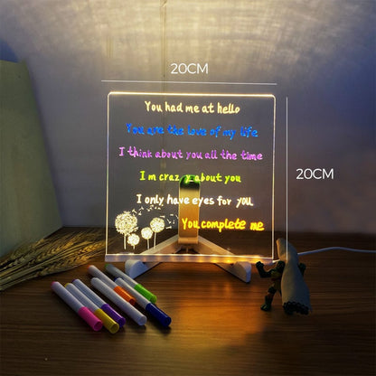 🖌Fashion Hot Sale 49% OFF -  LED Note Board with Colored Pens