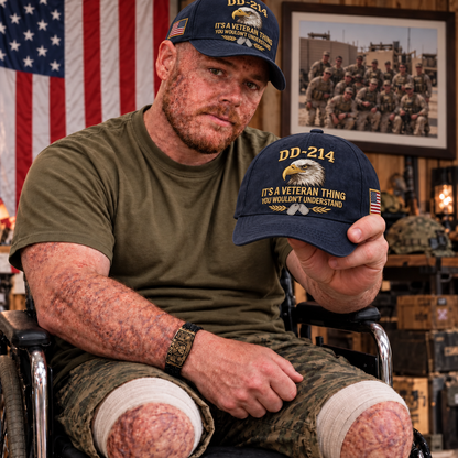 🎁100% Handmade DD-214 Veteran Honor Embroidered Cap(𝐂𝐡𝐚𝐝 𝐒𝐦𝐢𝐭𝐡 𝐇𝐚𝐧𝐝𝐦𝐚𝐝𝐞®)