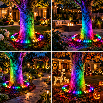 🌳✨One Tree. Endless Colors. – Solar RGB Landscape Ring Light