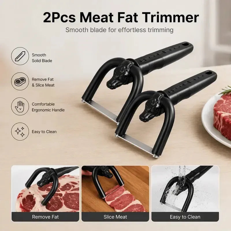 🥩Beef & Pork Slicer-Handheld Meat Fat Trimming Knife