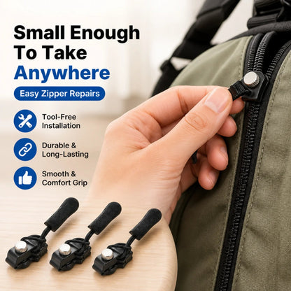 🔧 15pcs Universal Zipper Repair Tool | 3 Sizes Detachable Suitable