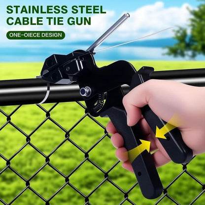 🛠️304 Stainless Steel Zip Tie Set – 4X strength, weatherproof.