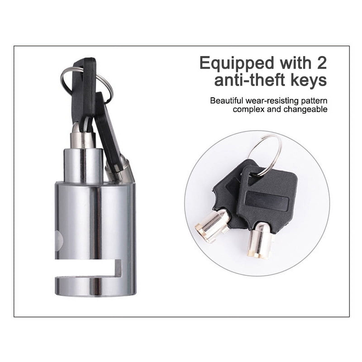 🔒🚲50% OFF NOW! Motorcycle and Bicycle Anti-Theft Disc Brake Lock – Alloy Steel Mini Disc Lock, Portable Security Lock for Bike, E-bike & Scooter