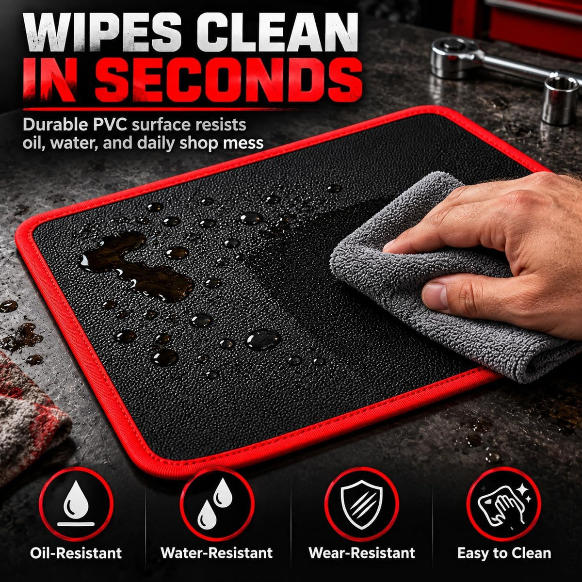 3 PCS Magnetic Tool Mat, Flexible Magnetic Tool Mat
