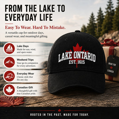 🔥LAST DAY 50% OFF - 🍁Lake Ontario Forever – Heritage Cap (🧢100% Cotton)