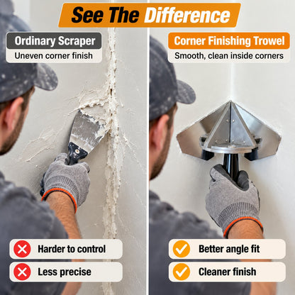 Stainless Steel Corner Finishing Trowel
