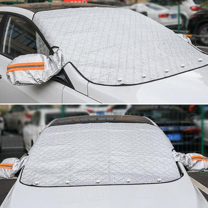 🚗Limited Time Promotion 50% OFF ✨ 4-Layer Magnetic Windshield Car Cover - Thermal Insulation & Frost Protection with Easy Installation ❄️🔗