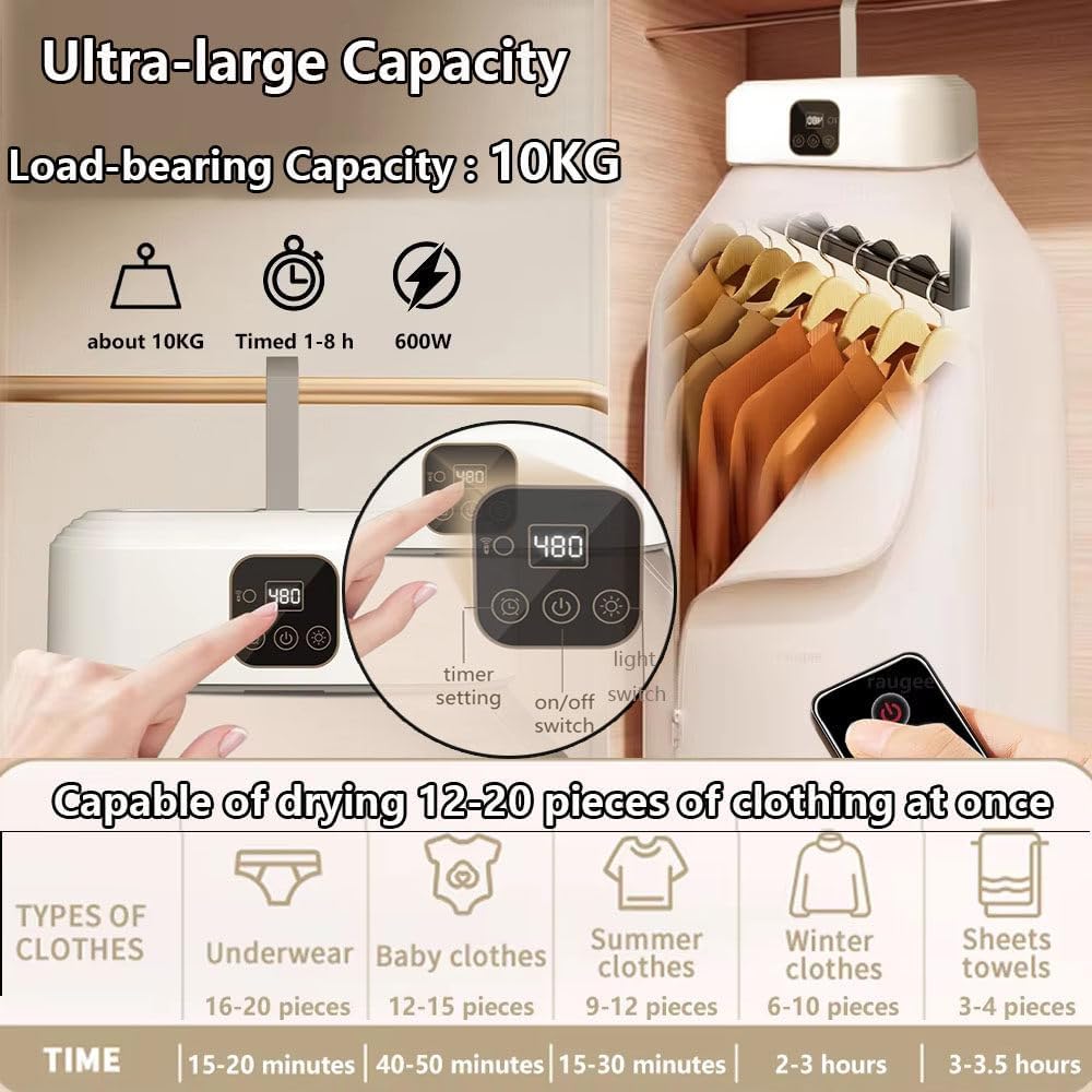 ❤️Portable Clothes Dryer – Fast Drying, Foldable & Easy to Use