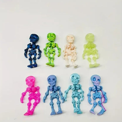 2026 Hot Sale💀 3D Printed Skeleton Mini Statues – Fun Spooky Decor!