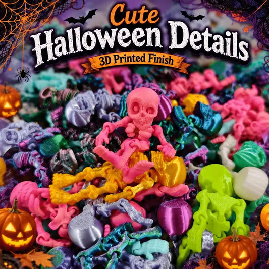 2026 Hot Sale💀 3D Printed Skeleton Mini Statues – Fun Spooky Decor!